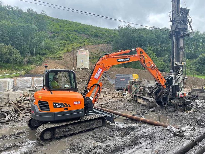 MINIEXCAVADORA DOOSAN DX85R-3, PARA TRABAJAR CON MAYOR SEGURIDAD